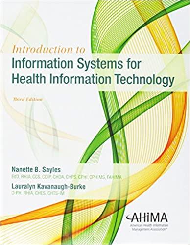[PDF]Introduction to Information Systems for Health Information Technology, Third Edition
