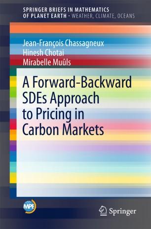 A Forward-Backward SDEs Approach to Pricing in Carbon Markets
