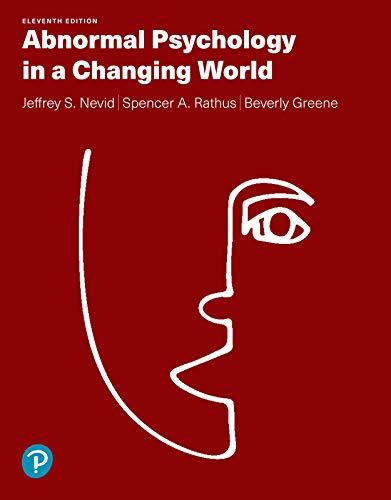 [PDF]Abnormal Psychology in a Changing World 11th Edition [Jeffrey S. Nevid]