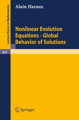 Nonlinear Evolution Equations — Global Behavior of Solutions