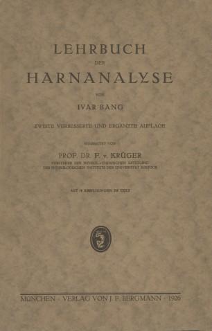 Lehrbuch der Harnanalyse