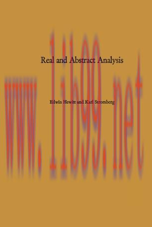 Real and Abstract Analysis