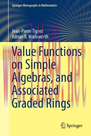 Value Functions on Simple Algebras, and Associated Graded Rings