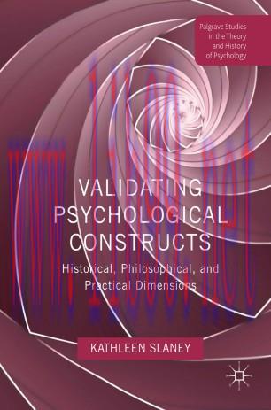 Validating Psychological Constructs