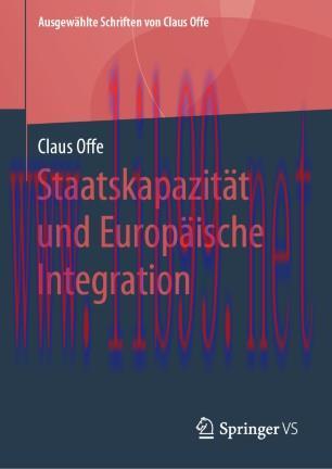 Staatskapazität und Europäische Integration