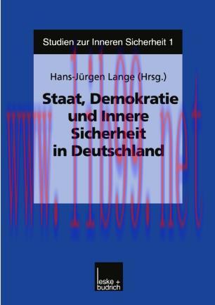 Staat, Demokratie und Innere Sicherheit in Deutschland